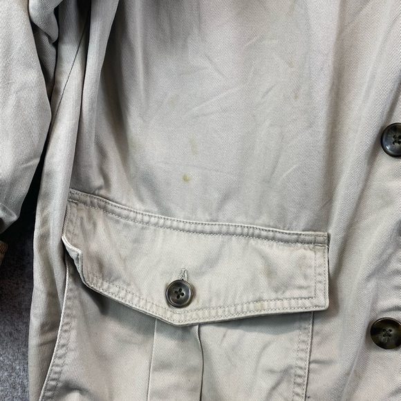 Vtg Old Navy chore coat corduroy collar cuffs L flannel lined Y2K 90’s retro - Picture 7 of 10